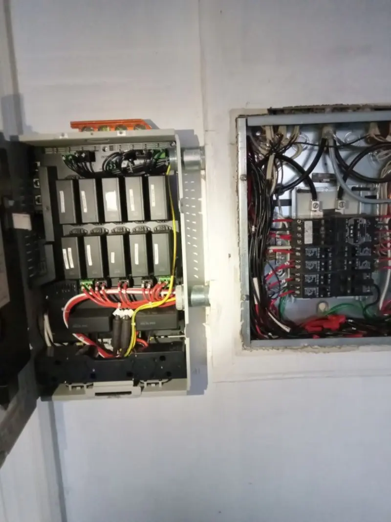 Electrical panel upgrade completed for Carbon Monoxide Detector Installation in Muncy Creek